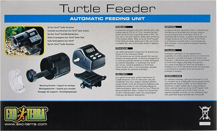 Exo Terra Turtle Feeder, Futterautomat für Schildkröten, programmierbarer Futterautomat, geeignet fü