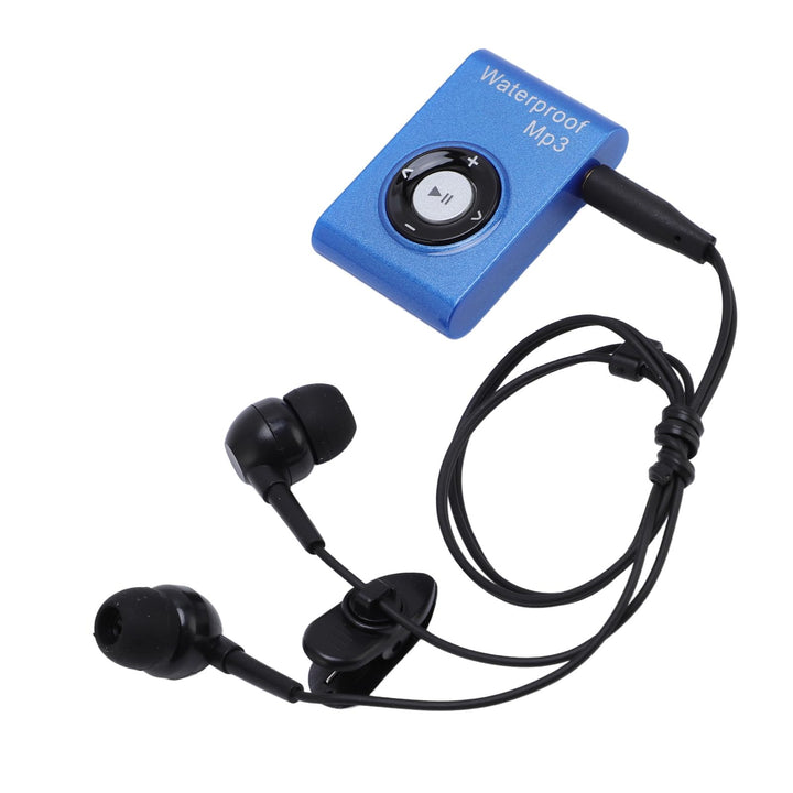 IPX8 wasserdichte MP3 Player für Schwimmen und Sport, 8 GB Unterwasser Audio-Player mit Kopfhörern,