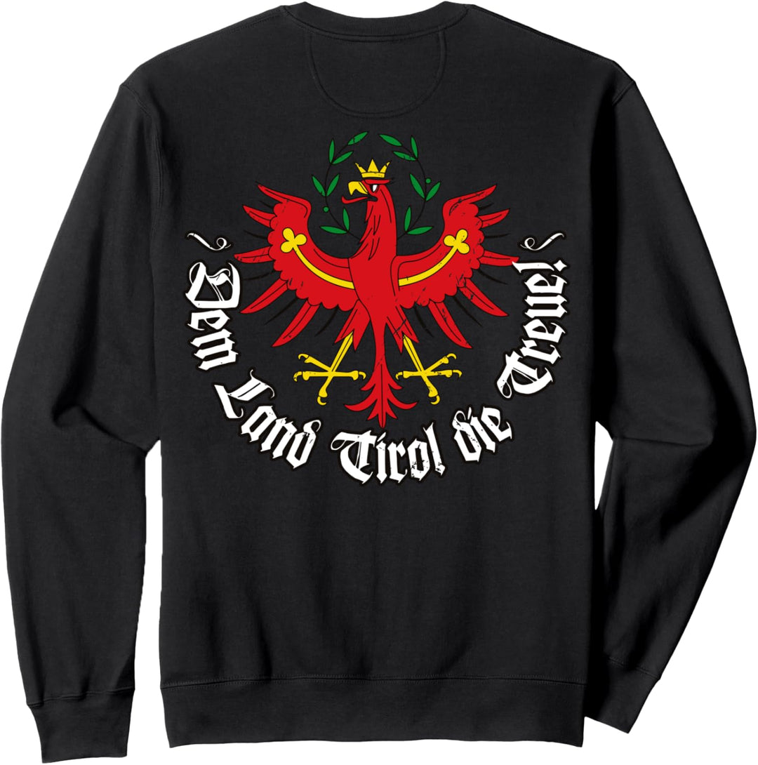 Dem Land Tirol die Treue Rückseite Tiroler Adler Bekleidung Sweatshirt