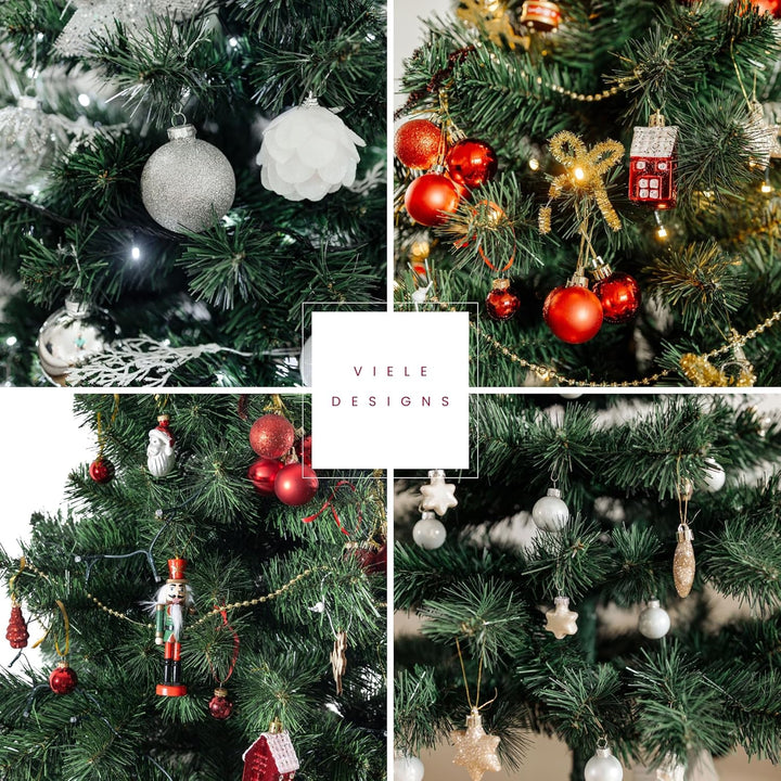 Creative Home Naturgetreuer Weihnachtsbaum Künstlich | Immergrüner künstlicher Tannenbaum | 120 cm |