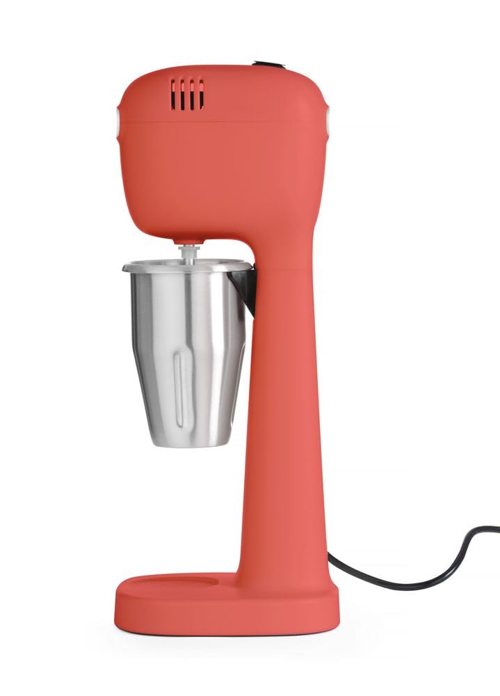 HENDI Getränkemixer, inkl. 2 Mischbecher, 4 Rührwerken, für Milchshakes, Freddo Cappuccino, Frappés,