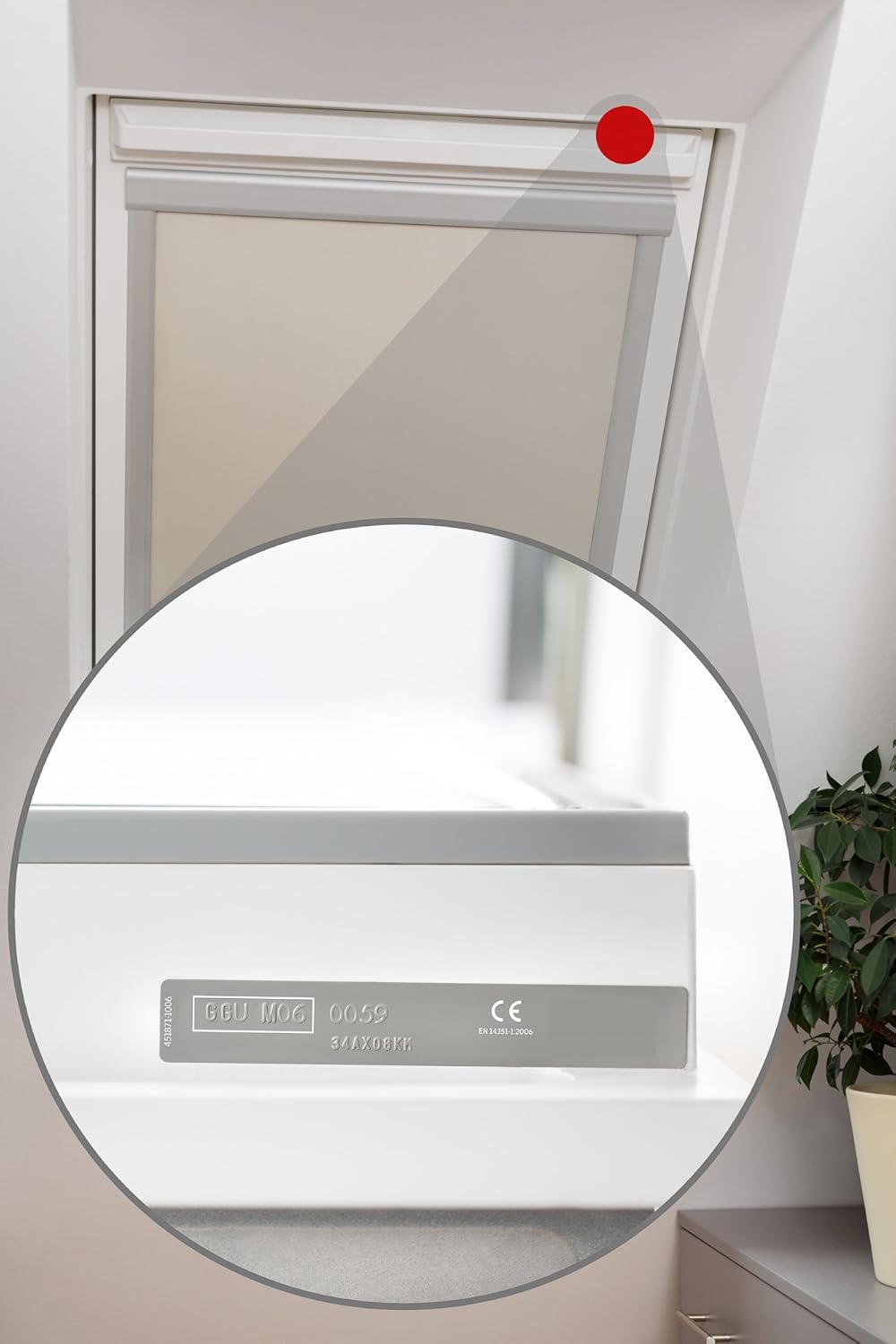 Lichtblick Dachfensterrollo Thermo-Rollo Skylight, Verdunkelung, stufenlose Bedienung, mit Seitensch