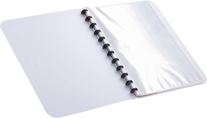 Oxford Ring-Mappe A4, manageMe, Sichtbuch mit 25 Hüllen, farblos, 5er Pack farblos 5er Pack Single,