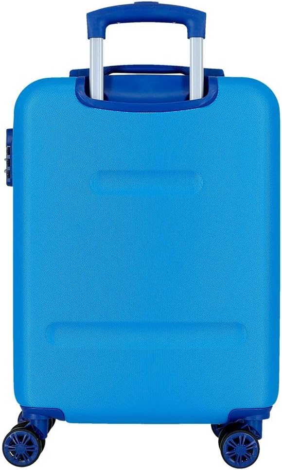 Enso Rob Friend Kabinentrolley, blau, 38 x 55 x 20 cm, starr, ABS, Zahlenschloss, 34 l, 2 kg, 4 Räde