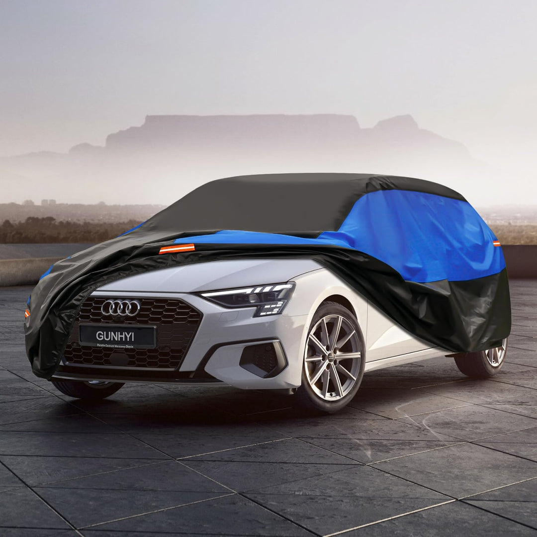 GUNHYI Autoabdeckung Wasserdicht Atmungsaktiv, Abdeckplane für Audi A3 S3 RS3 Sportback Hatchback, A