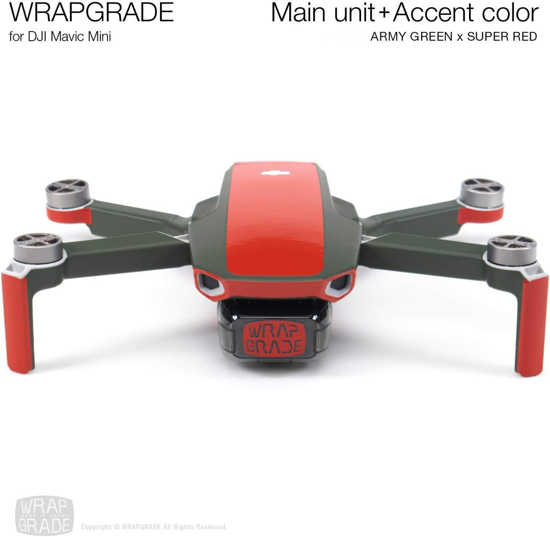 WRAPGRADE Skin kompatibel mit DJI Mavic Mini (Army Green), Army Green