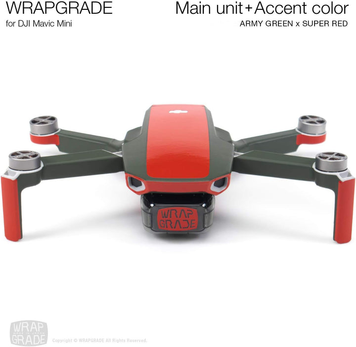 WRAPGRADE Skin kompatibel mit DJI Mavic Mini (Army Green), Army Green