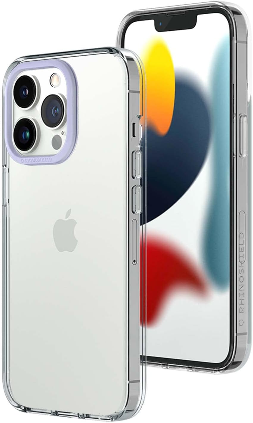 RhinoShield Crystal Clear Case kompatibel mit [iPhone 13 Pro Max] | Fortschrittliche Vergilbungsresi