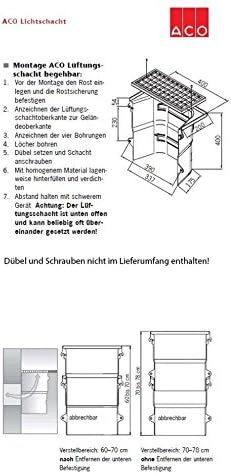 ACO Therm® Lüftungsschacht Körper 40x40x20 cm mit Boden