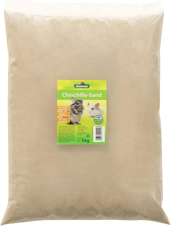 Dehner Chinchilla-Sand, tonhaltig, 5 kg Keine Angabe, Keine Angabe