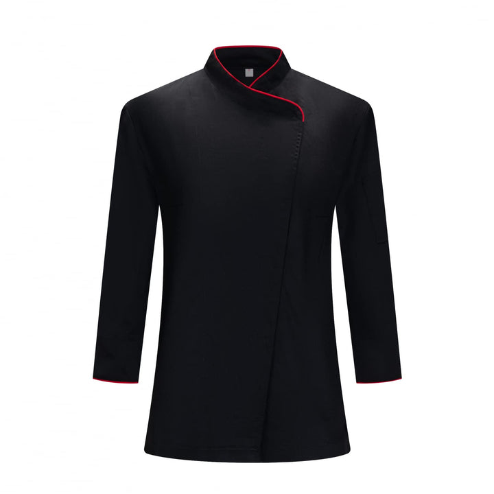 MISEMIYA Damen KOCHJACKE KZ-703 3XL Kochjacken Herren 703 - Schwarz, 3XL Kochjacken Herren 703 - Sch