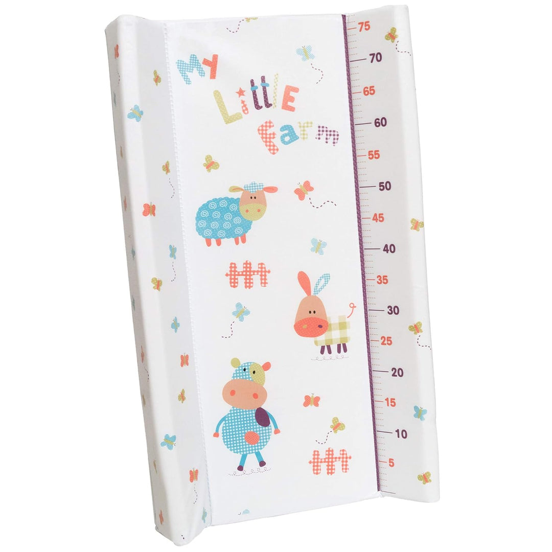 ib style® KOA Wickeltisch mit Badewanne | mobiler Wickeltisch | Klappbar |4 Dekore | MY LITTLE FARM