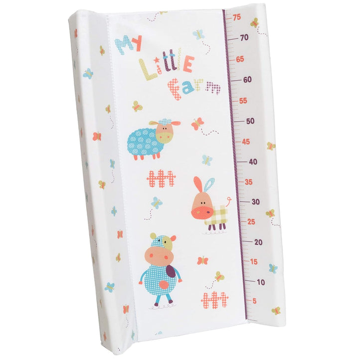 ib style® KOA Wickeltisch mit Badewanne | mobiler Wickeltisch | Klappbar |4 Dekore | MY LITTLE FARM