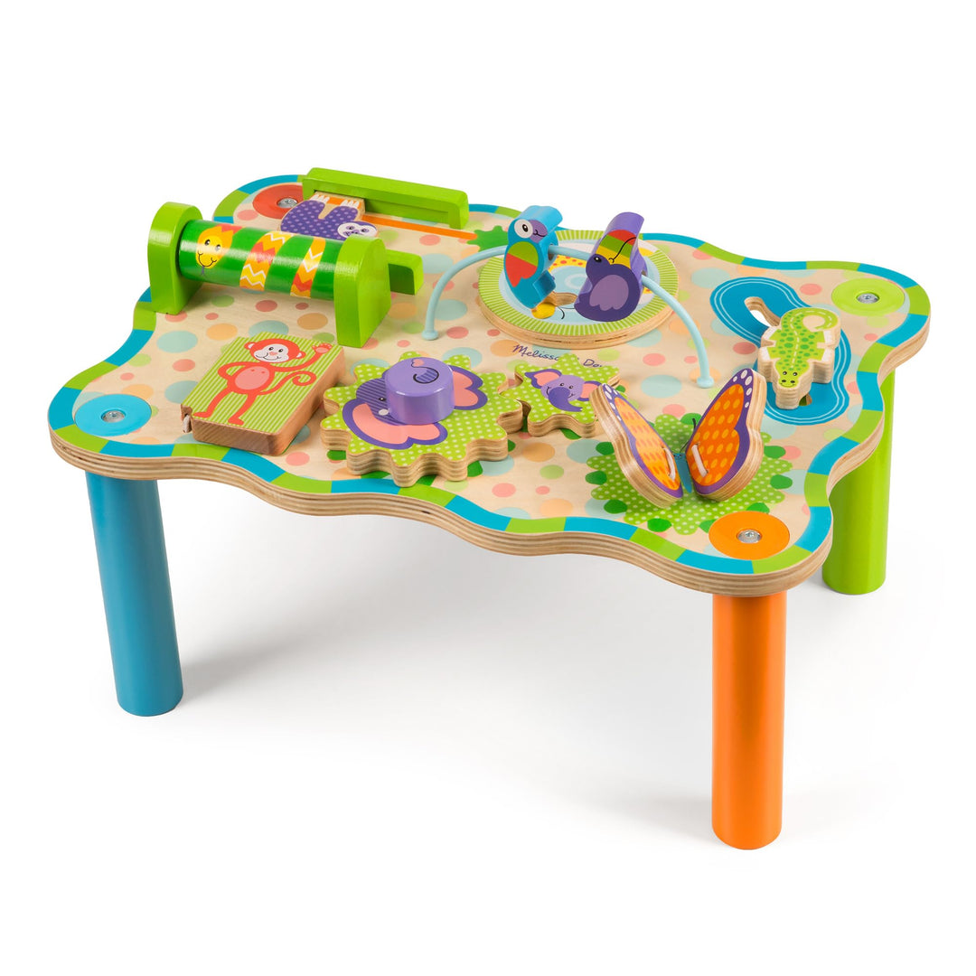 Melissa & Doug 40122 Dschungelaktivitätstisch, mehrfarbig