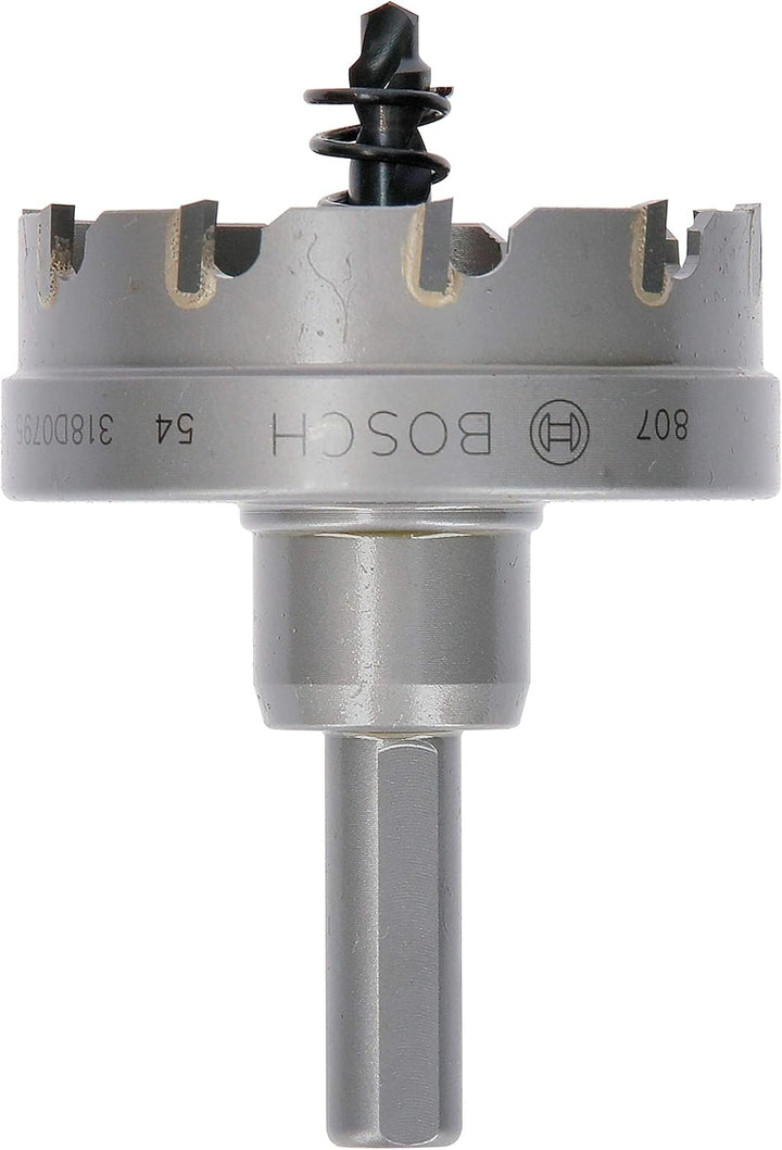Bosch Professional Carbide Lochsäge Precision for Sheet Metal (Edelstahl, Ø 54 mm, Zubehör Bohrmasch