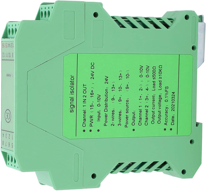 Stromsignal-Aufbereiter, 0-10V bis 0-10V Hochzuverlässiger Signalisolator für 2- oder 3-Leiter-Trans