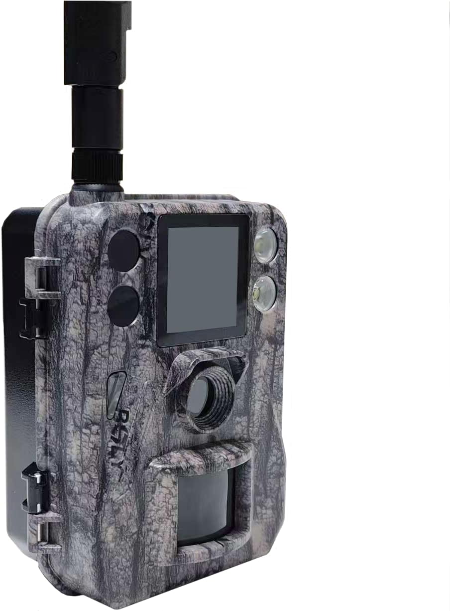 Wildkamera,4G 37MP Fotofalle 940nm Schwarz IR Kein Glanz IP68-Schutzklasse Überwachungskamera Wildti