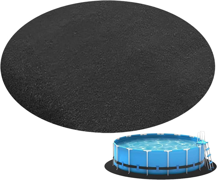 Generisch Pool Bodenschutzmatte Rund 366, Runde Pool-Folienunterlage, Poolunterlage Rund, Bodenschut