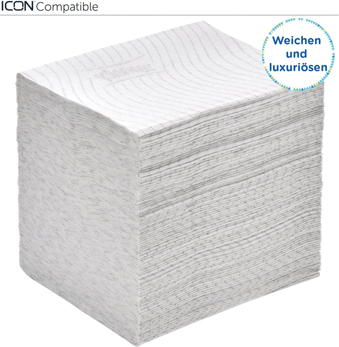Kleenex Toilettenpapier 8408 – 2-lagiges Klopapier in Grosspackungen – 36 Packungen x 200 Blatt (7.2
