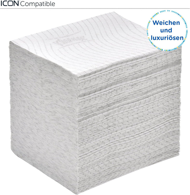 Kleenex Toilettenpapier 8408 – 2-lagiges Klopapier in Grosspackungen – 36 Packungen x 200 Blatt (7.2