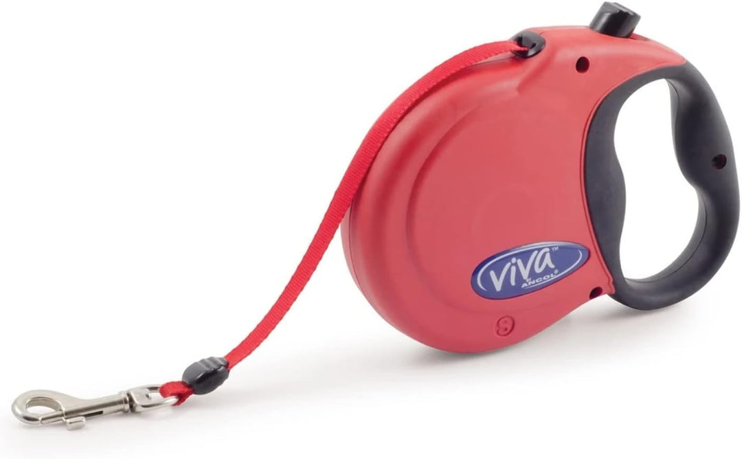 Ancol Viva Klebeband, einziehbar, 5 m, Raspberry S himbeere Small, himbeere Small