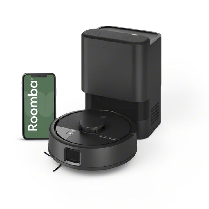 iRobot Roomba® Mini Saug- & Wischroboter + AutoEmpty™ Dock, Schwarz, Schwarz