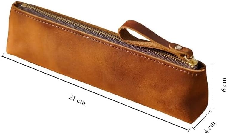 Su.B Federmäppchen - Federtasche - Etui aus Leder - Hergestellt aus Hochwertigem Leder - Passend für