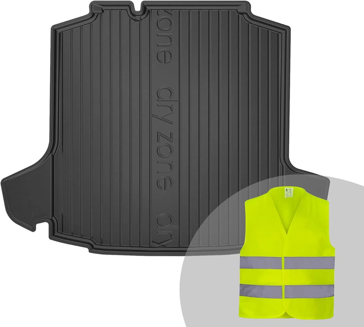 FROGUM DryZone Gummimatte Ganzjährige Praktische Auto Kofferraummatte Kofferraumwanne passend für Sk