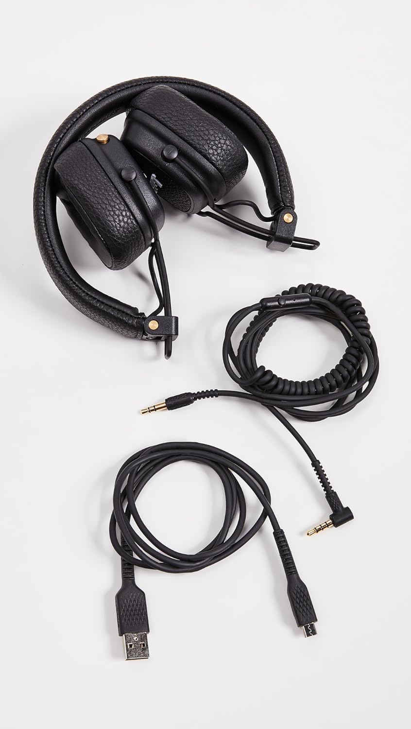 Marshall Major III Bluetooth Faltbar Kopfhörer - schwarz Schwartz Bluetooth Major III Single, Schwar