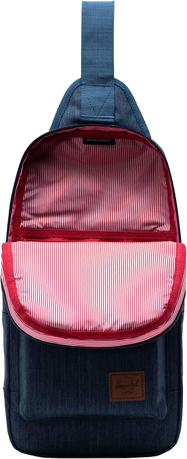 Herschel Unisex Backpack Indigo Denim Crosshatch, Indigo Denim Crosshatch