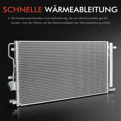 Frankberg Kondensator Klimaanlage Kompatibel mit 911 996 1997-2005 911 Cabriolet 996 1998-2005 911 T