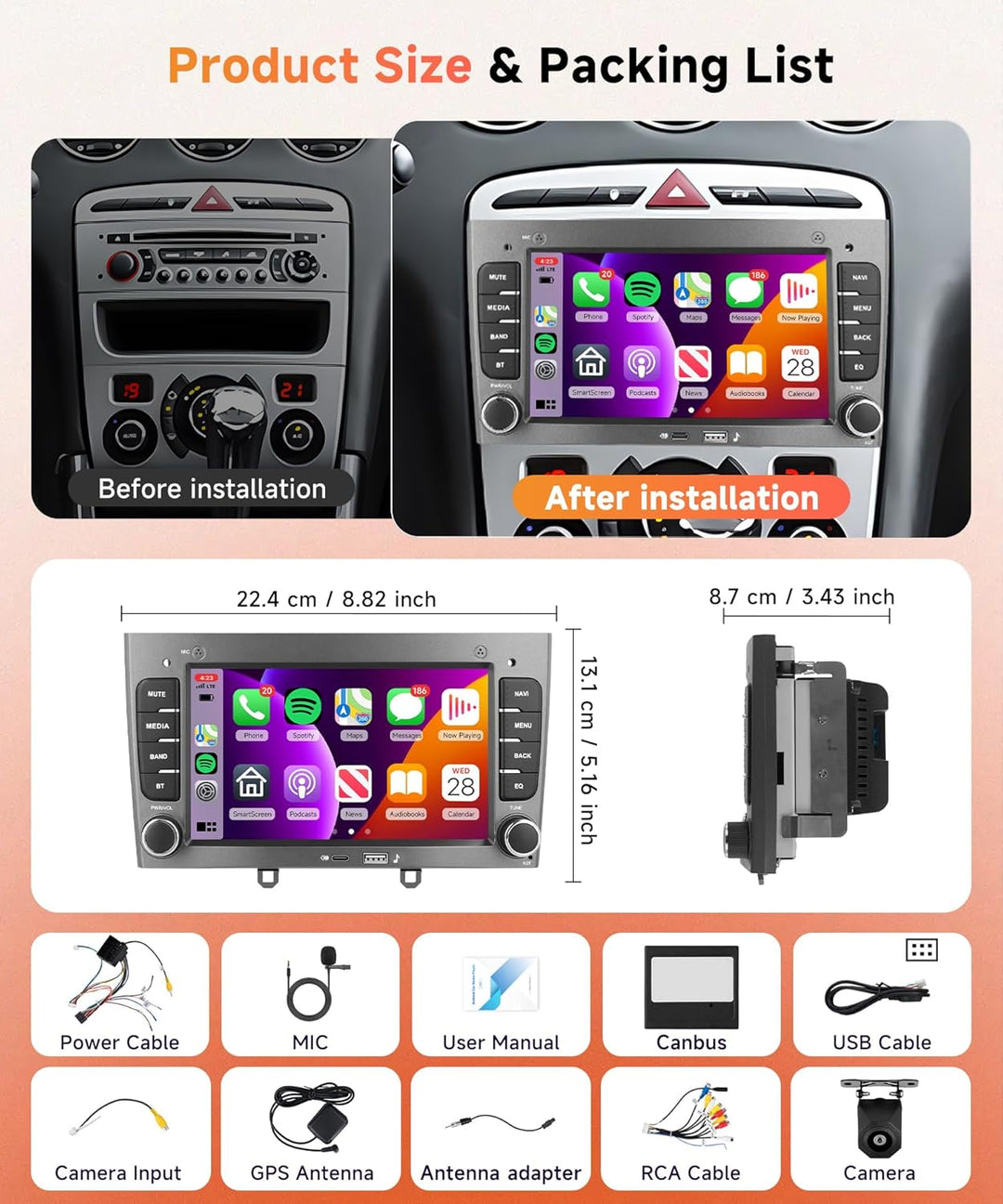 Rimoody 4G+64G Android Autoradio für Opel Astra Antara Vectra Corsa Zafira Meriva Vivara Vivaro Wire