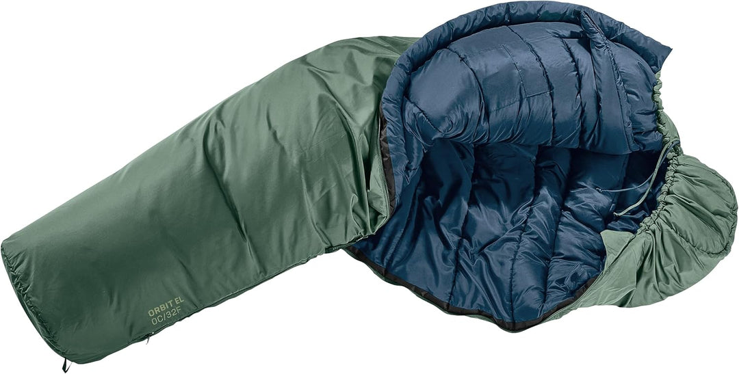 deuter Orbit 0C/32F Kunstfaserschlafsack Extra Long (Körpergrösse bis ~200 cm), Extra Long (Körpergr