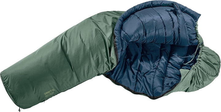 deuter Orbit 0C/32F Kunstfaserschlafsack Extra Long (Körpergrösse bis ~200 cm), Extra Long (Körpergr
