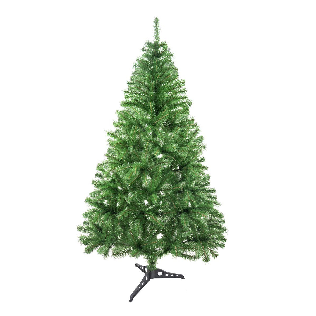 SOLAGUA NAVIDAD Künstlicher Weihnachtsbaum, Lametta-Blatt-Tanne 120–210cm Bäume mit Kunststoffauflag