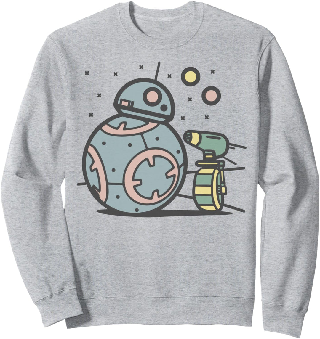 Star Wars: The Rise Of Skywalker BB-8 & D-O Cartoon Sweatshirt