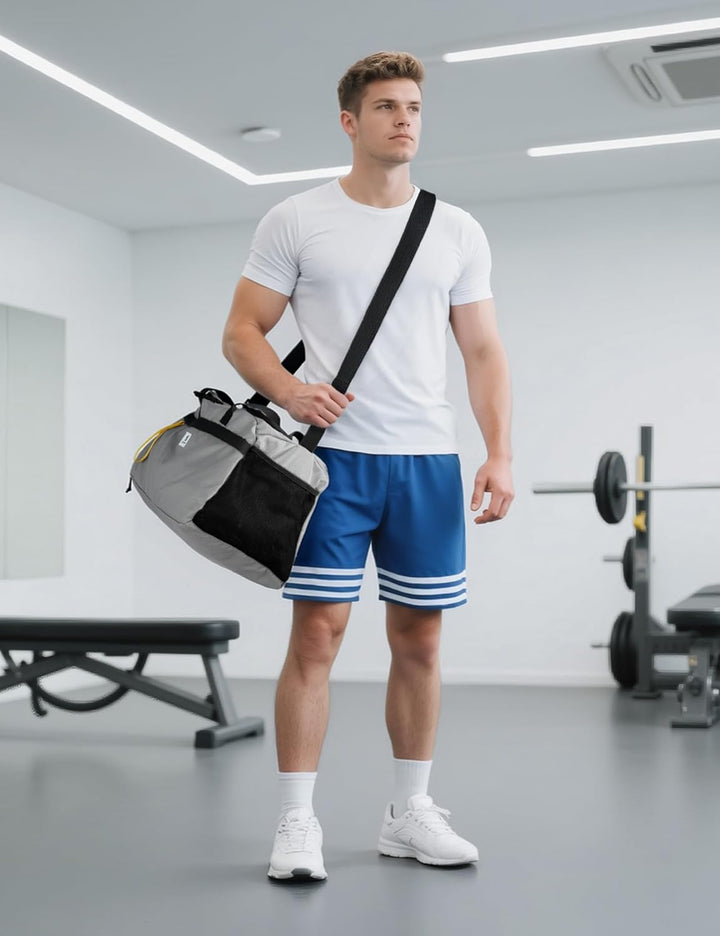 SKYSPER 35L Sporttasche & Reisetasche für Damen Und Herren - mit Schuhfach & Nassfach, Gym Bag & Tra