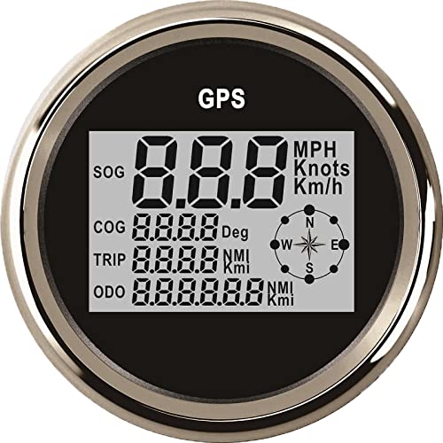 ELING Universal Digital GPS Tachometer Tachometer ODO COG TRIP Für Auto Motorrad Lkw Yacht Schiff 3-