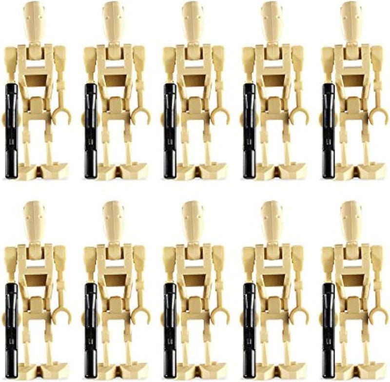 LEGO 10 Neue Battle Droid Minifiguren Star Wars Figuren Minifiguren Clone Guns