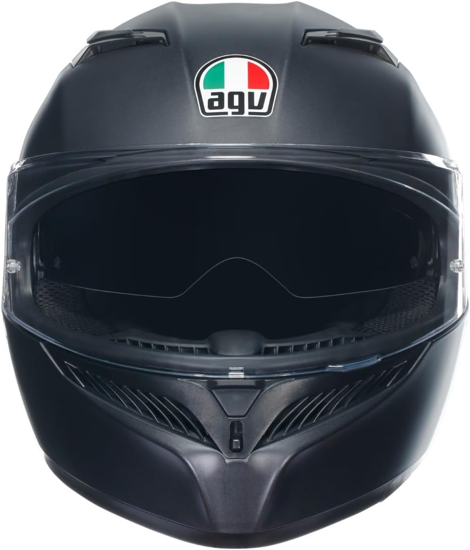 AGV - K3 E2206 MPLK Motorradhelm, Herren Integralhelm, ECE Vollvisierhelm mit Schweissabsorption, Sp