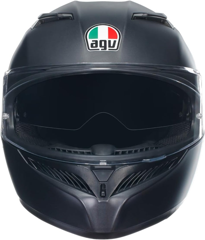 AGV - K3 E2206 MPLK Motorradhelm, Herren Integralhelm, ECE Vollvisierhelm mit Schweissabsorption, Sp