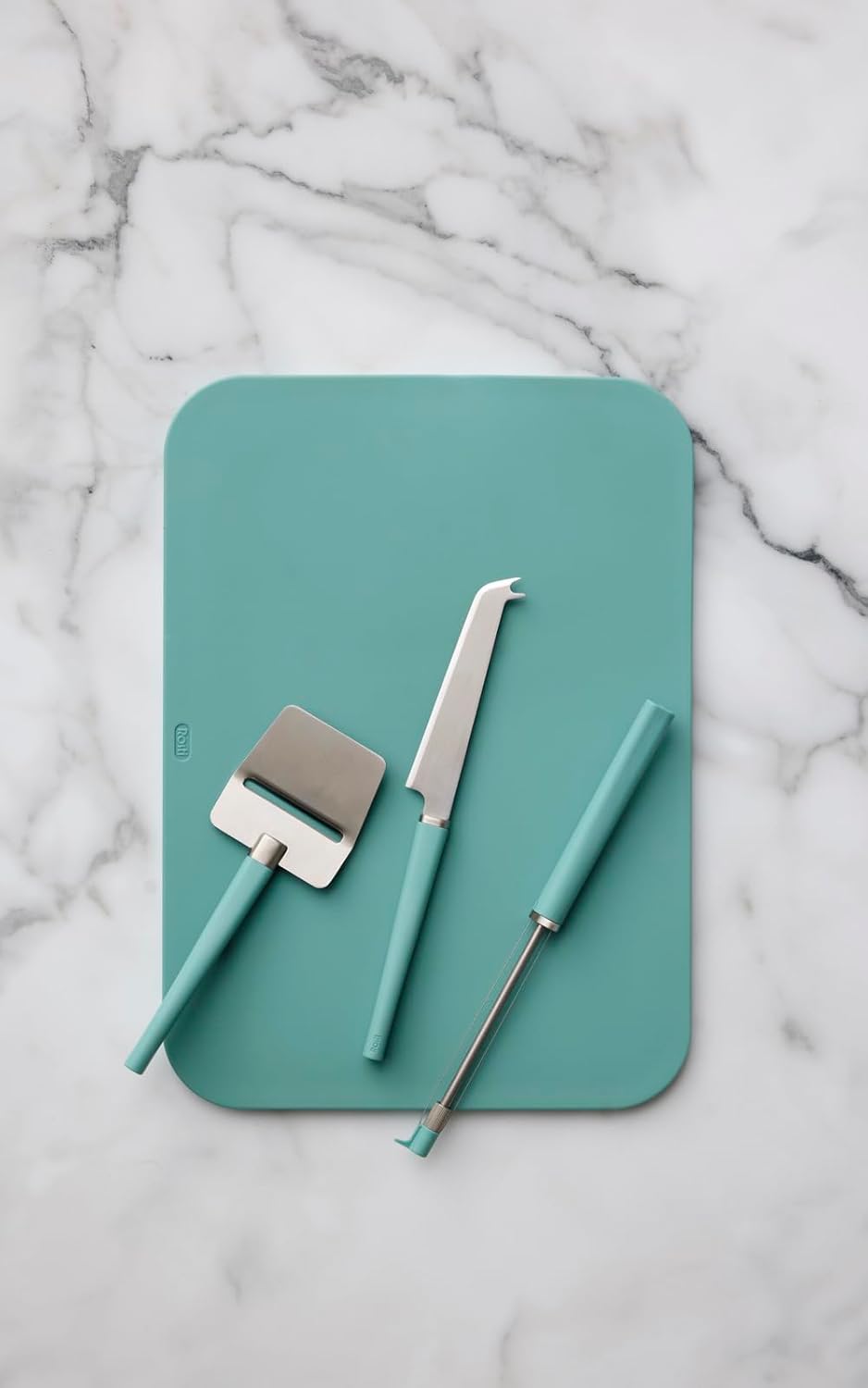 Rosti Emma Käse-Set 3 Teile Nordic Green 27,5 x 18 x 3,5 cm Nordic Green, 27,5 x 18 x 3,5 cm Nordic