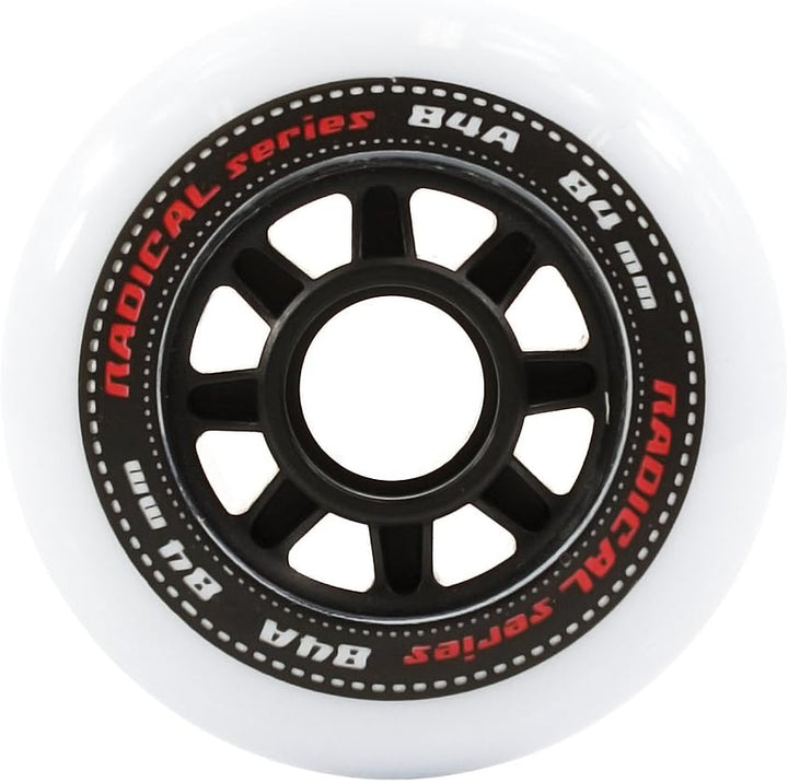 TEMPISH Radical 84x24 84A Ersatzräder, White, 84 mm