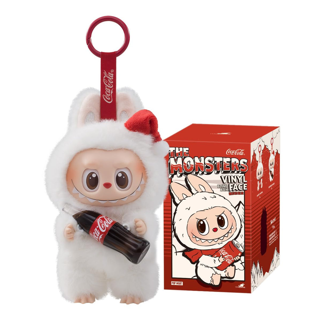 POP MART The Monsters COCA-COLA Series-Vinyl Face Plush Pendant Anime Actionfiguren Sammelfiguren Sa