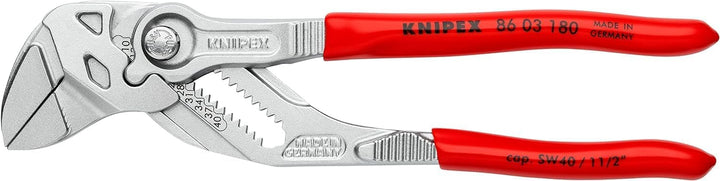 KNIPEX Zangenschlüssel, Multi-Schraubenschlüssel, Chrom-Vanadium, Rostschutz verchromt, 180 mm (SB-K