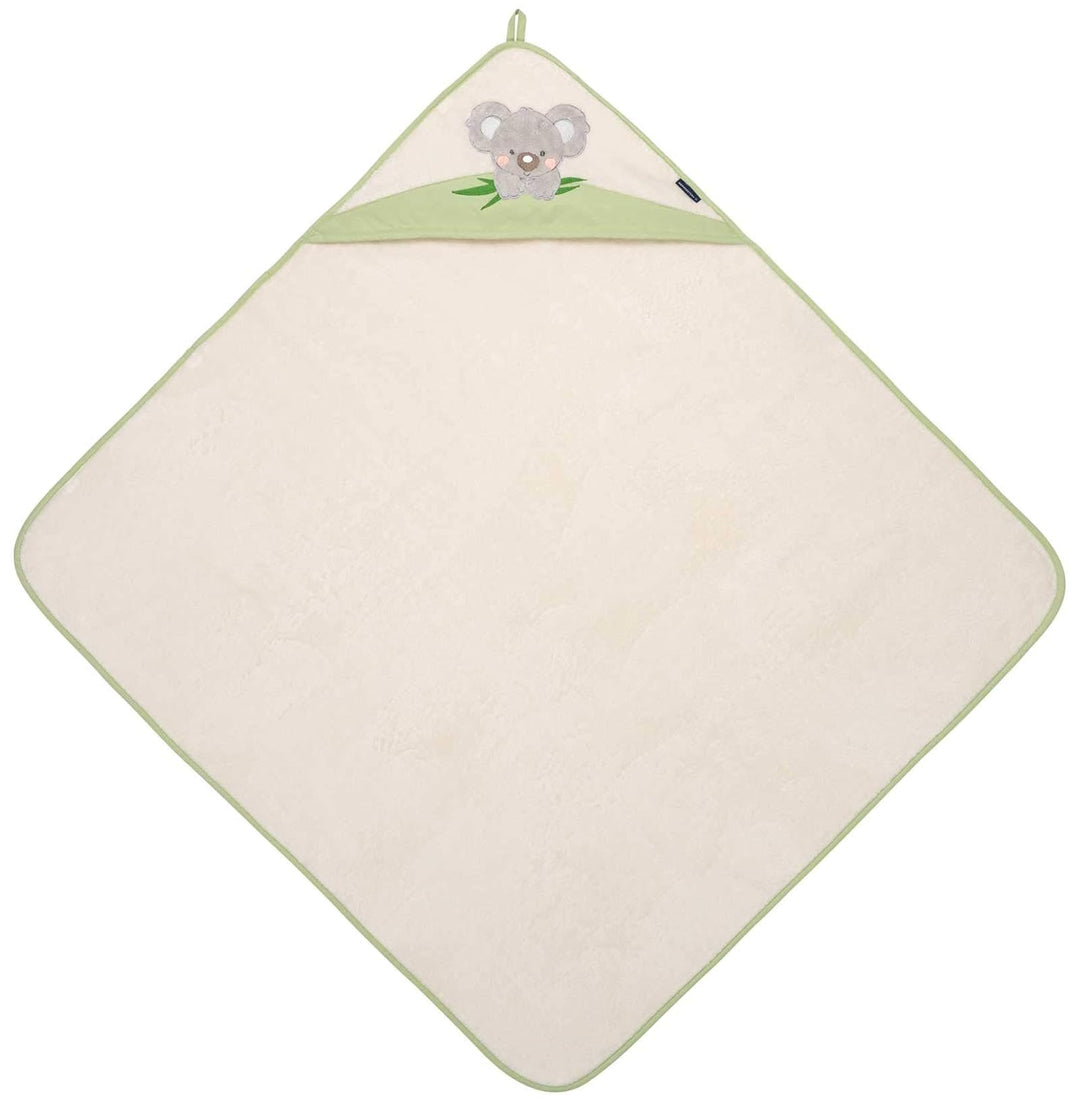 Morgenstern Kinder Kapuzenhandtuch 100x100 Koala grün, Grün
