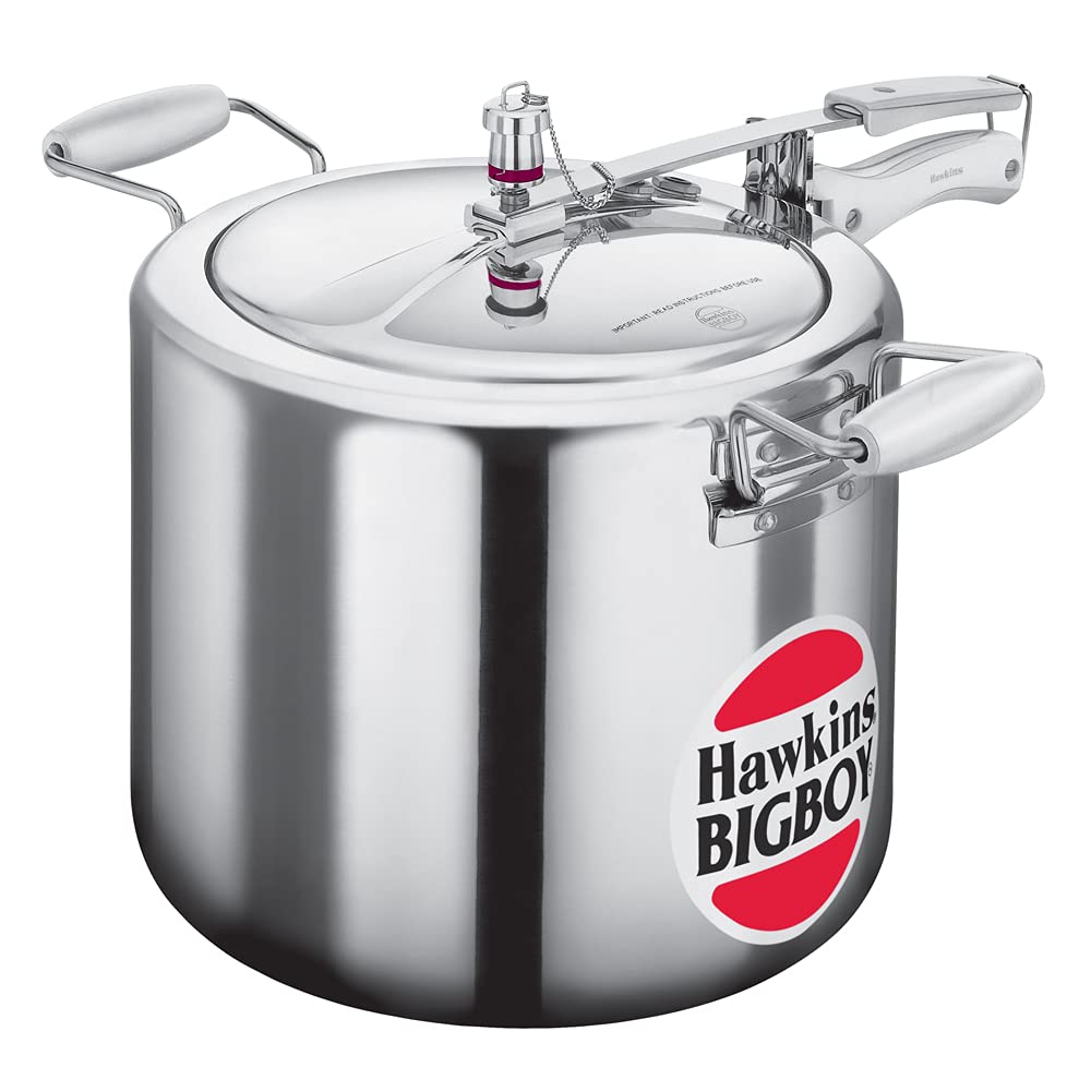 HAWKINS E20 Schnellkochtopf/Kochgeschirr, Aluminium, Silber 18 Liter, 18 Liter