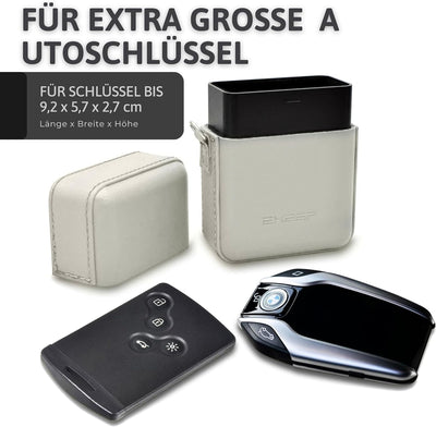 EXEEP® Keyless Go Schutz Autoschlüssel - Extra Gross - TÜV geprüft - Zuverlässige Funkschlüssel Absc