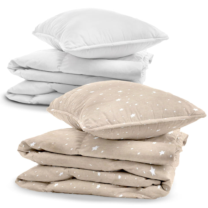 Kinderbettwäsche Baby Bettwäsche 90x120cm aus Baumwolle - Kinder Set von Duvet Cover und Kissenbezug