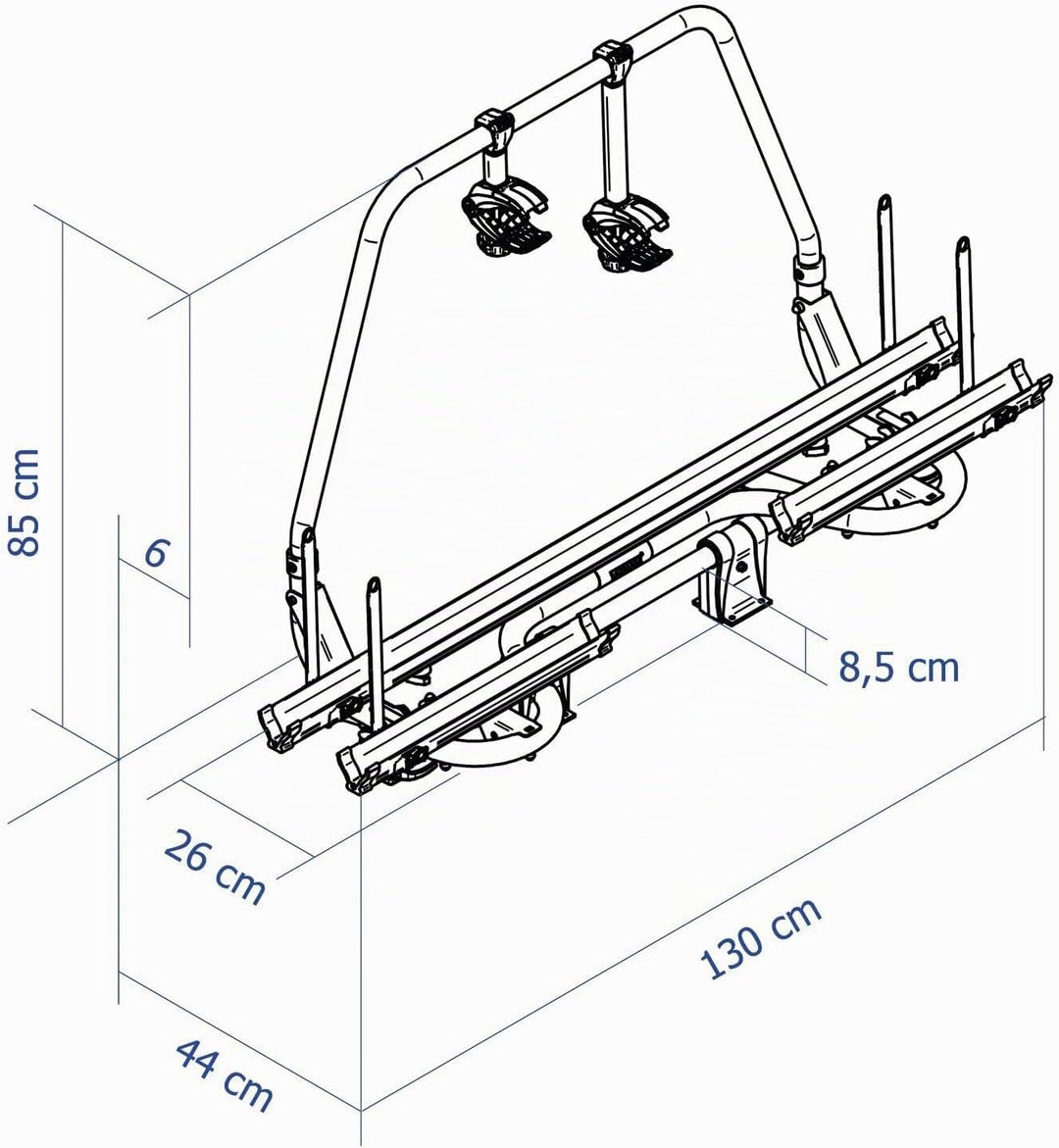 Thule Fahrradträger Caravan Smart Camping Wohnwagen Fahrradhalter Halterung Befestigung Fahrrad Rad
